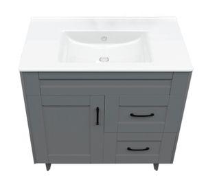 Mueble vanitorio 80 cm BM-DELUXE-80SKG+P-80 gris