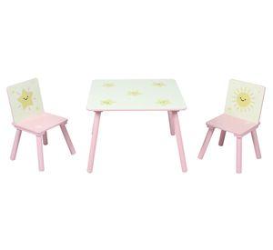 Mesa + 2 sillas infantiles Astral pink