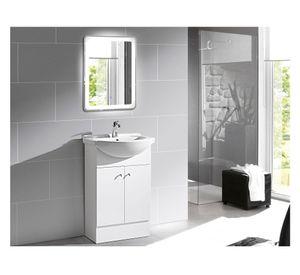 Mueble vanitorio 55 cm Alba blanco