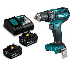 Taladro percutor inalámbrico DHP485RFE 18V+ Cargador rápido + 2 bat. 3Ah