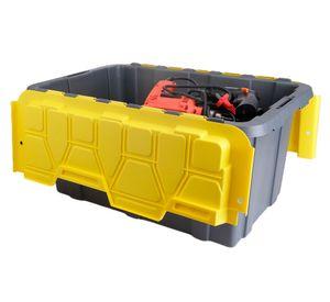 Caja organizadora tapa abatible Heavy Duty 57 lt