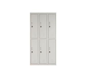 Locker oficina porta candado 6 puertas OL3-02 Maletek