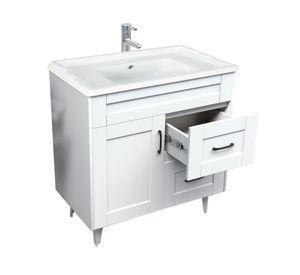 Mueble vanitorio 80 cm BM-Deluxe-80SKB+F-80 blanco Domsa