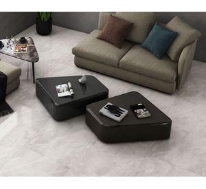 Porcelanato 60x60 cm 1,44 m2  Armani  blanco marmoleado