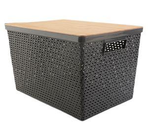 Caja organizadora Tejido marengo 20 lt