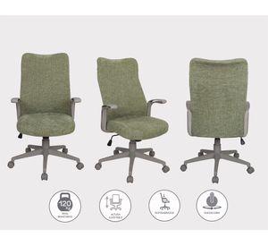 Silla ejecutiva Fabric sage green