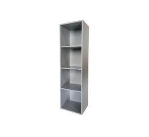 Librero 4 niveles gris M+Design
