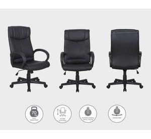 Silla de escritorio ejecutiva Michigan negro M+Design