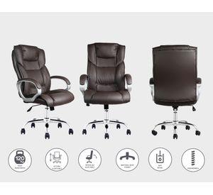 Silla de escritorio ejecutiva 6646 café M+Design