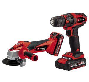 Taladro inalámbrico 18V TE-CD 18/35 Li + Esmeril angular TC-AG 18/115 Li Einhell