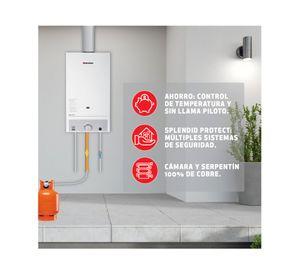 Calefont ionizado tiro natural Beyond 10L 2EV GL 10 litros gas licuado