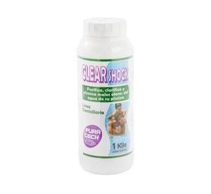 Clarificador piscina 1 kg Clear Shock Pura tech