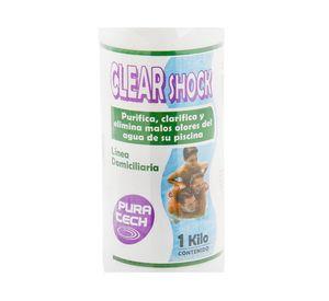 Clarificador piscina 1 kg Clear Shock Pura tech