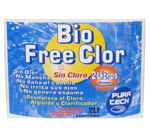 Bio free cloro piscina 2 litros Pura tech