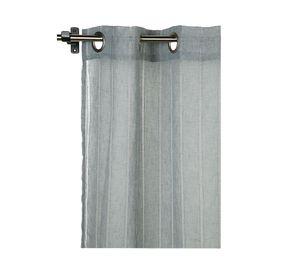Cortina velo 140x230 cm deshilado menta Cotidiana