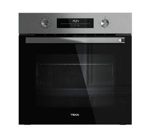 Horno eléctrico empotrado con convector HSB-6350 SS gris 64 lt