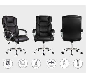 Silla de escritorio ejecutiva 6646 negro M+Design