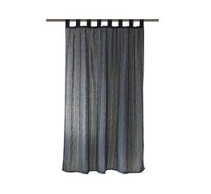 Cortina velo 140x230 cm Deshilado azul Cotidiana