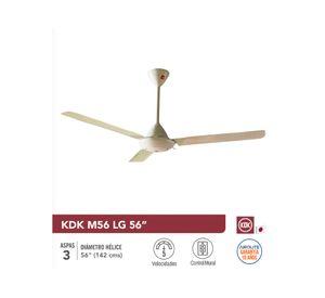 Ventilador de techo M56LG blanco 75 W
