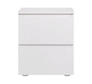 Velador 2 cajones Mallorca blanco M+Design