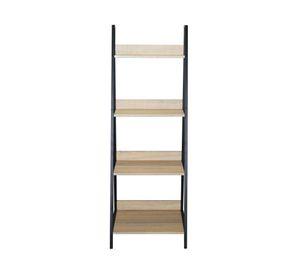 Repisa 4 niveles natural/negro M+Design