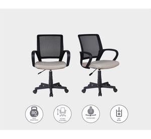 Silla de escritorio negro/gris M+Design