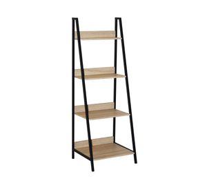 Repisa 4 niveles natural/negro M+Design