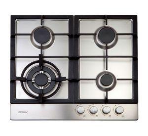 Encimera a gas 4 quemadores Design 60 2.0 BUT inox FDV