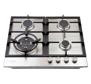 Encimera a gas 4 quemadores Design 60 2.0 BUT inox FDV