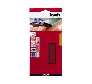 Lija abrasiva 115x230 mm grano 120 5 unidades