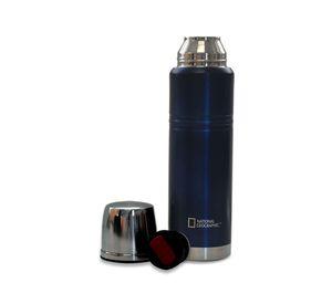 Termo 1 litro azul National Geographic