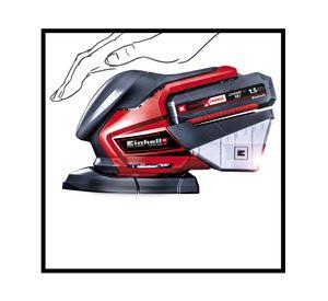 Lijadora inalámbrica 18V TE-OS18/150 Li-Solo Einhell