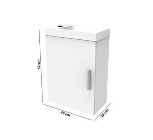 Mueble vanitorio 40 cm Combo mini Teka
