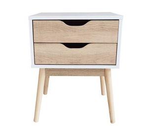 Velador 2 cajones Florencia M+Design