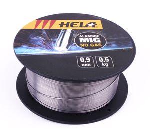 Alambre MIG 0,9 mm 0,5 kg Flux sin gas Hela