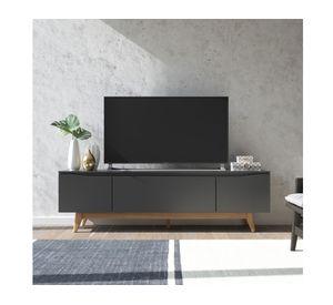 Rack TV 65" Flynt 1.8 negro Decocasa