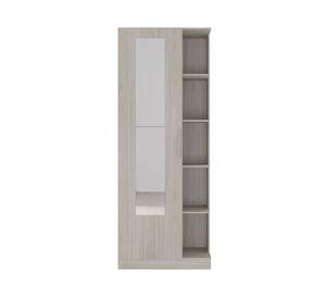Zapatera Boss crema 1 puerta 5 repisas