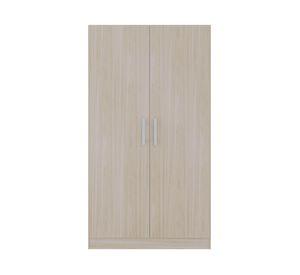 Clóset 2 puertas crema 100x47x183 cm