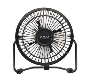 Ventilador sobremesa USB 4 aspas negro