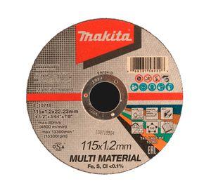 Disco corte multi material 115x1.2x22.23 mm E-10718