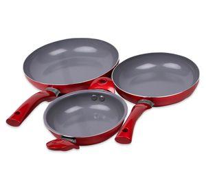 Set Sarten 3 unidades Tri-pack rojo