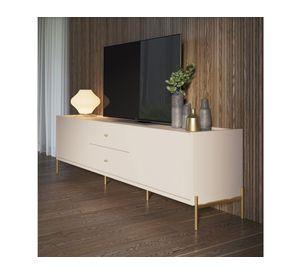 Rack TV 75" Jasper 1.8 off white Decocasa