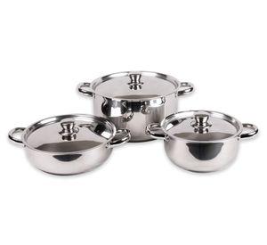 Batería Cocina 6 piezas Malaga gris