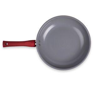 Sarten 22 cm Montecarlo Titanio rojo