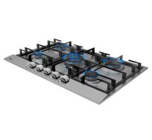 Encimera gas 5 quemadores Gsc 75330 SBA IX gris