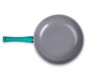 Sarten 22 cm Montecarlo Titanio turquesa