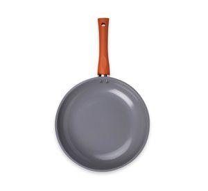 Sarten 24 cm Montecarlo Titanio naranjo