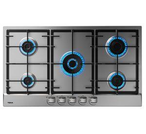 Encimera gas 5 quemadores Gsc 95330 SBA IX gris