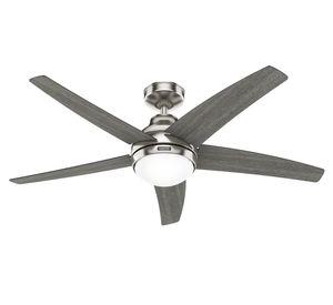 Ventilador techo 132 cm 45W Bernard roble gris