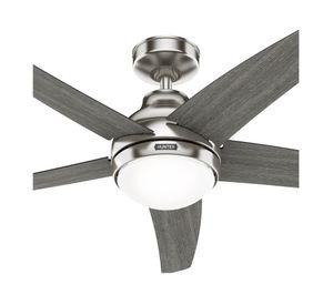 Ventilador techo 132 cm 45W Bernard roble gris